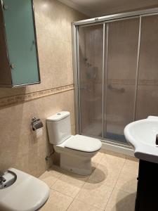 Koupelna v ubytování Tempranillo in Rioja Alavesa