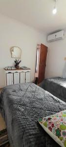 a bedroom with two beds and a window at Departamento Interno 1 in Santo Tomé +10 photos