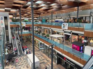 an overhead view of a shopping mall at La Macarena Torrevieja in Torrevieja