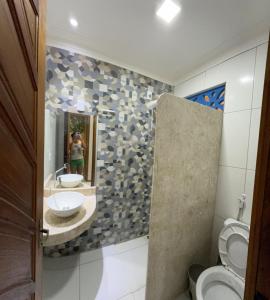 Ένα μπάνιο στο Flets da Cris