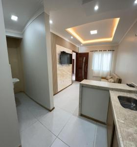 Η κουζίνα ή μικρή κουζίνα στο Flets da Cris