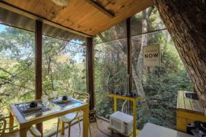 Baumhaus mit Waldblick in der Unterkunft Casa de Vidro na Mata há 90km de São Paulo, com Lago, Piscina, Caiaque, Stand UP, Cascata e Escorrega no Lago - Quinta do Vale Itatiba in Itatiba