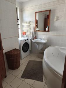 Ένα μπάνιο στο Apartament Wyspa Piasek