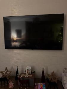 TV a/nebo společenská místnost v ubytování Contractor rooms