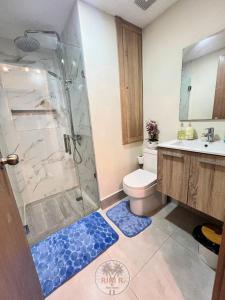 Ένα μπάνιο στο Luxury apartment 625 Boca del Mar Tower III