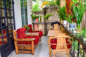 Et opholdsområde på Chaga African Home