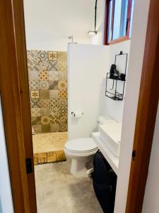 Koupelna v ubytování Casa Lluavi - Caliope