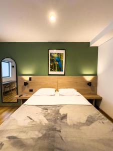 Ένα ή περισσότερα κρεβάτια σε δωμάτιο στο Habitat Ochentayuno