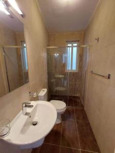 Koupelna v ubytování Central modern apartment