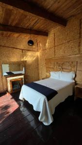 Ένα ή περισσότερα κρεβάτια σε δωμάτιο στο Hotel Habitare mini +21 φωτογραφίες