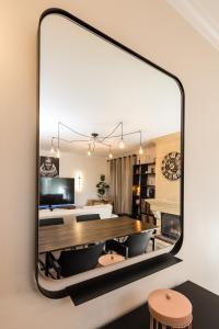 Kuchyň nebo kuchyňský kout v ubytování Loresentiel