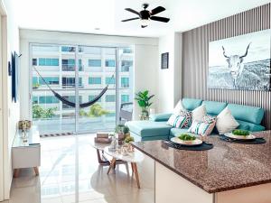 Χώρος καθιστικού στο Apartamento Morros Ultra - Cama King - Wifi 500Mbps +20 φωτογραφίες