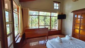 Postel nebo postele na pokoji v ubytování Paraiso Verde Lamas