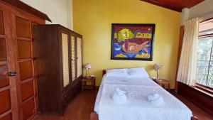 Postel nebo postele na pokoji v ubytování Paraiso Verde Lamas