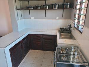 Η κουζίνα ή μικρή κουζίνα στο Truenorth Apartments siem