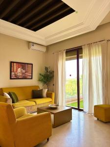 Posezení v ubytování Appartement rooftop privatif Vizir Center