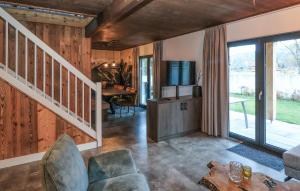 Χώρος καθιστικού στο Chalet Für 8 Personen