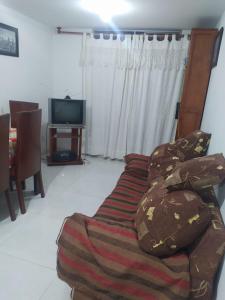 TV a/nebo společenská místnost v ubytování Acogedor Apartamento en Duitama