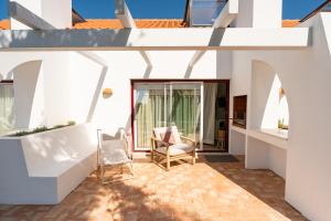 En balkon eller terrasse på Country House Vínicola