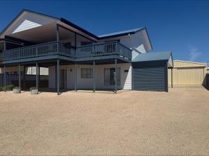 Bygningen som feriehuset ligger i