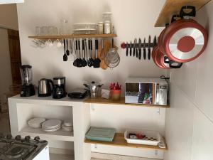 Η κουζίνα ή μικρή κουζίνα στο CASA da CHi