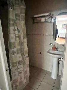 Koupelna v ubytování Hotel Plaza Los Leones + 32 fotografií