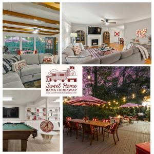 Χώρος καθιστικού στο Sweet Home Bama Hideaway-Walk to UA & Bryant Denny Stadium