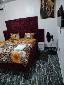 Ένα ή περισσότερα κρεβάτια σε δωμάτιο στο Ciyan Hotel