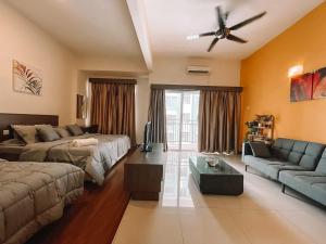 En eller flere senge i et værelse på Bayou Lagoon Waterpark + 15 billeder