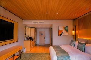 Χώρος καθιστικού στο Tsuru Yoshikawa Onsen +80 φωτογραφίες