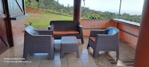 Posezení v ubytování cabaña Carol