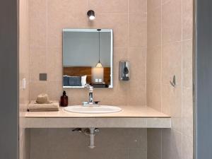 Koupelna v ubytování Vica Mayan Guest House