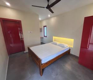 Voodi või voodid majutusasutuse Villa in a Gated Community, Kanchipuram toas