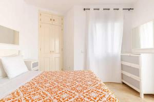 Postel nebo postele na pokoji v ubytování Apartamento cerca de la playa