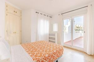 Postel nebo postele na pokoji v ubytování Apartamento cerca de la playa