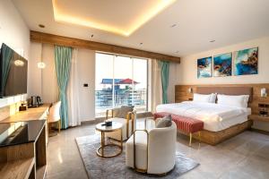 Μια τηλεόραση ή/και κέντρο ψυχαγωγίας στο Hotel Meriken