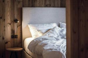 Ένα ή περισσότερα κρεβάτια σε δωμάτιο στο Chalet With Spa And Pool With View +15 φωτογραφίες