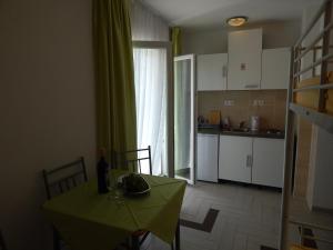 Kuchyň nebo kuchyňský kout v ubytování Apartments Sofija