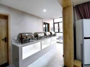 Posezení v ubytování PAI Hotel·Linfen Hongdong Lily Town