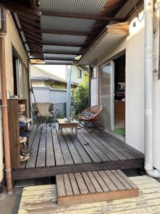 Μπαλκόνι ή βεράντα στο STEP HOUSE -The river side- +6 φωτογραφίες