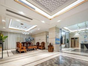 Posezení v ubytování Borrman Hotel Beihai Avenue High-speed Railway Station