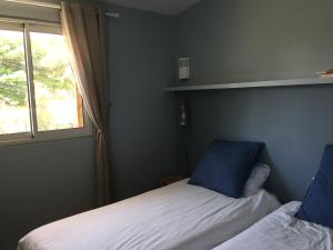 Ένα ή περισσότερα κρεβάτια σε δωμάτιο στο Obleu villa +7 φωτογραφίες