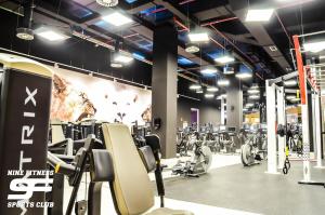 The fitness centre and/or fitness facilities at Sercotel Princesa De Eboli