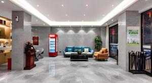 O zonă de relaxare la GreenTree Inn Express Datong High-Speed Railway Station Old City Wall