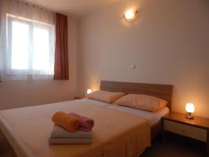 Postel nebo postele na pokoji v ubytování Apartments Sofija