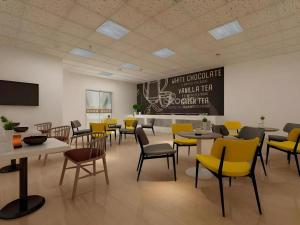 Posezení v ubytování Green Tree Inn Liaoning Shenfu New District