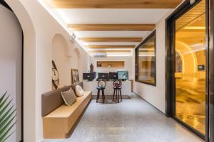 Posezení v ubytování Shangpin Harajuku