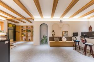 Posezení v ubytování Shangpin Harajuku