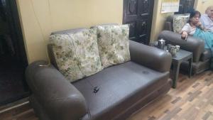 Χώρος καθιστικού στο Indrjit Bhawan Homestay