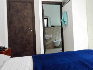 Koupelna v ubytování B&B Rosa Blu